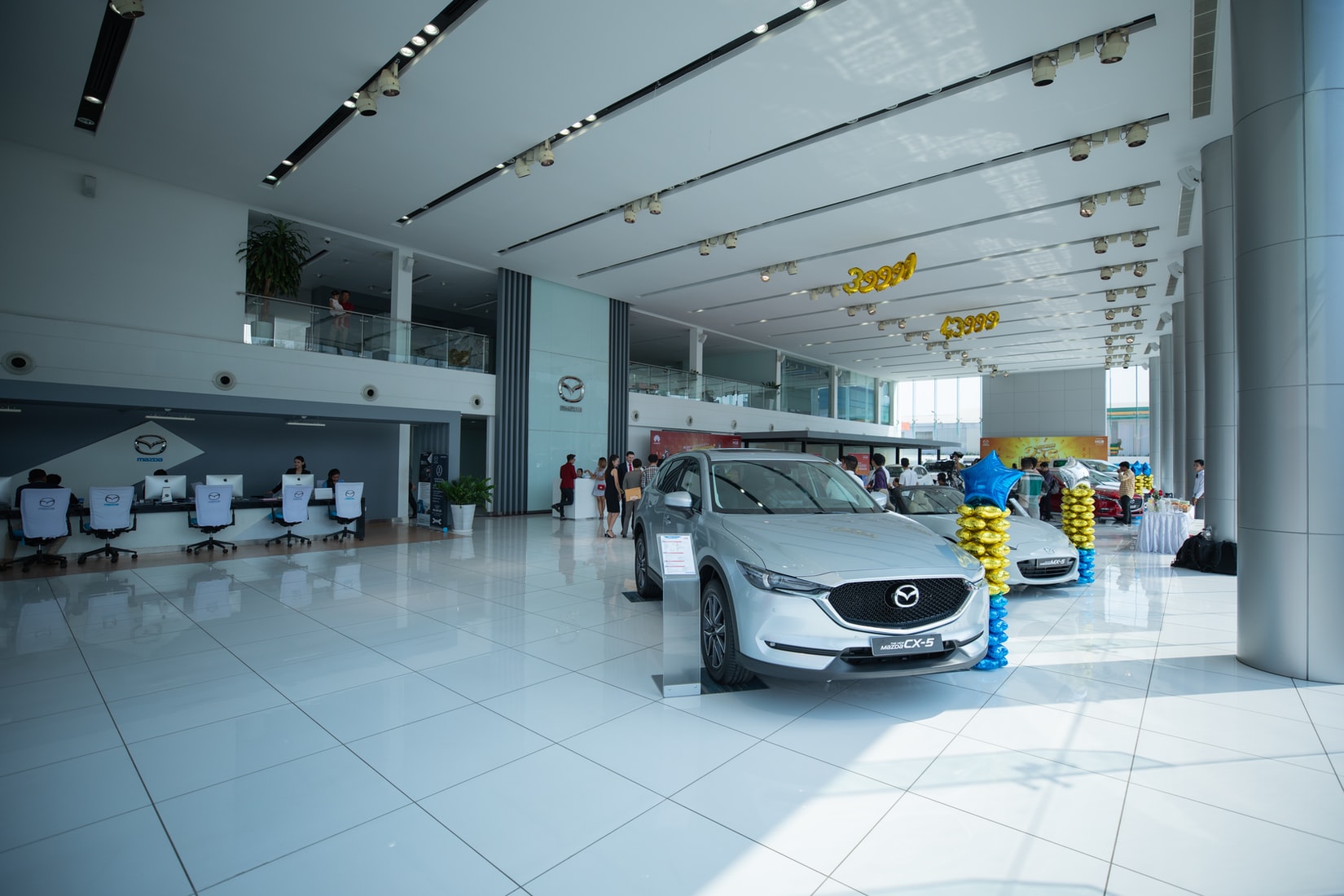 Photo of Mazda dealership showroom
