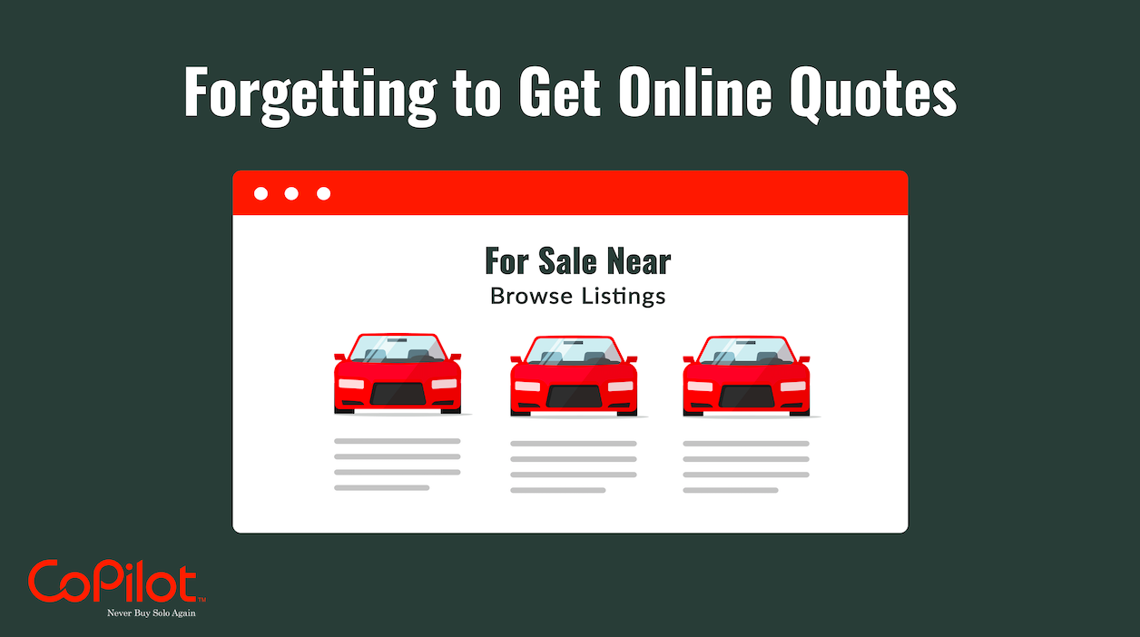 get online quotes before buying a used car