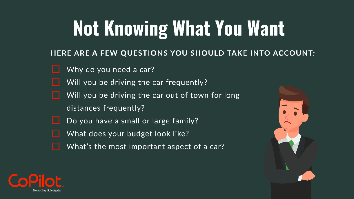 questions to ask yourself before buying a car