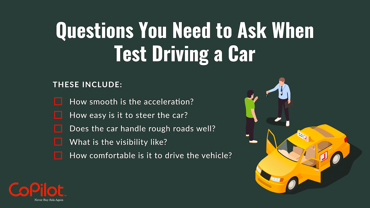 questions you need to ask yourself before test driving a car