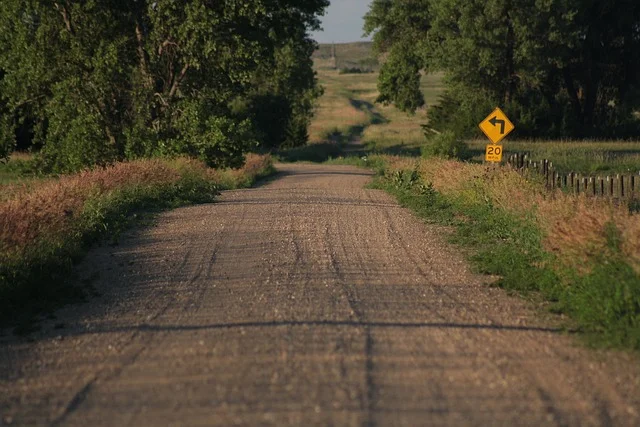 Road in rural Nebraska