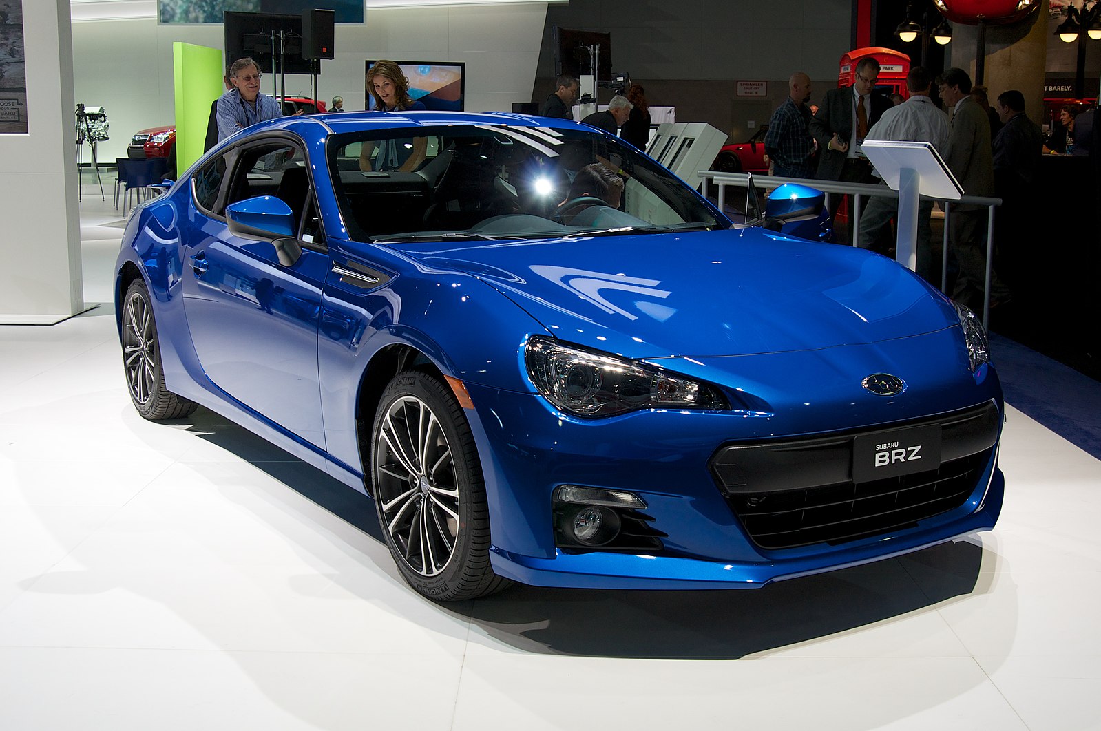 Blue Subaru BRZ