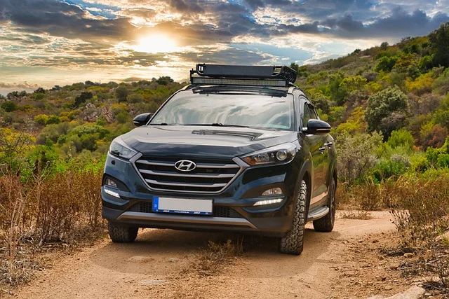 Hyundai Tucson offroading