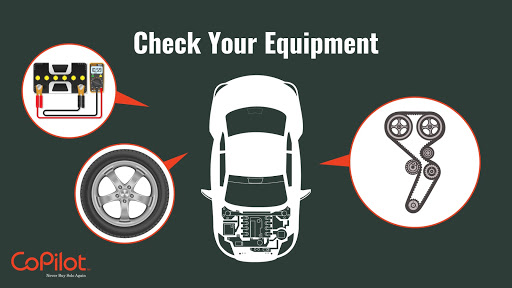 how to check your car equipment infographic