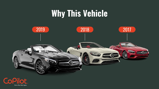 various Mercedes-Benz vehicles