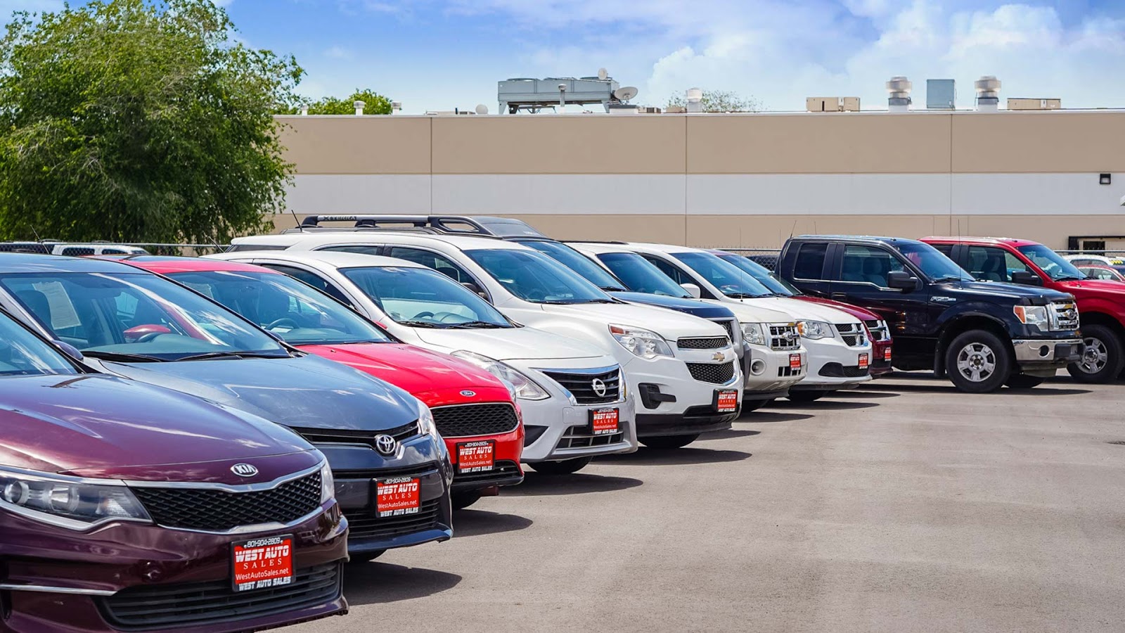 Photo of used car dealership lot in Wilmington NC