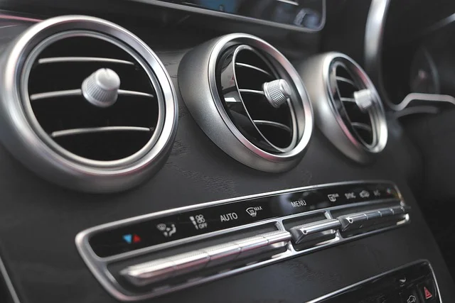 AC vents in a car